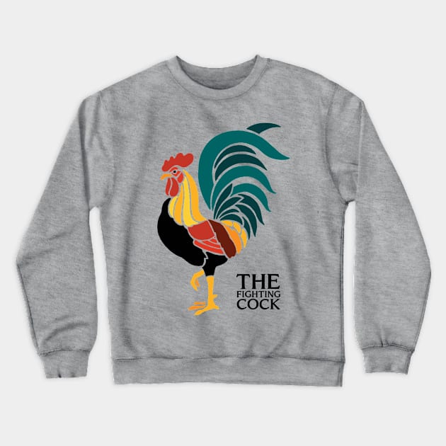 The Fighting cock Crewneck Sweatshirt by KewaleeTee